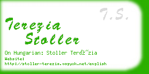 terezia stoller business card